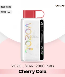 VOZOL STAR 12000 Puffs Cherry Cola Available in abu dhabi