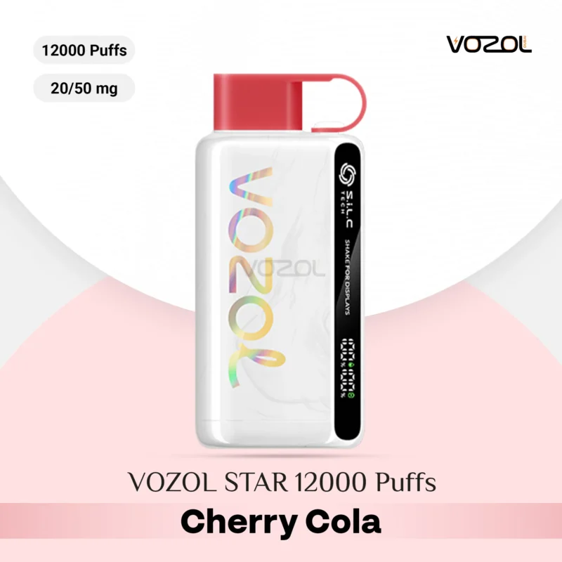 VOZOL STAR 12000 Puffs Cherry Cola Available in abu dhabi