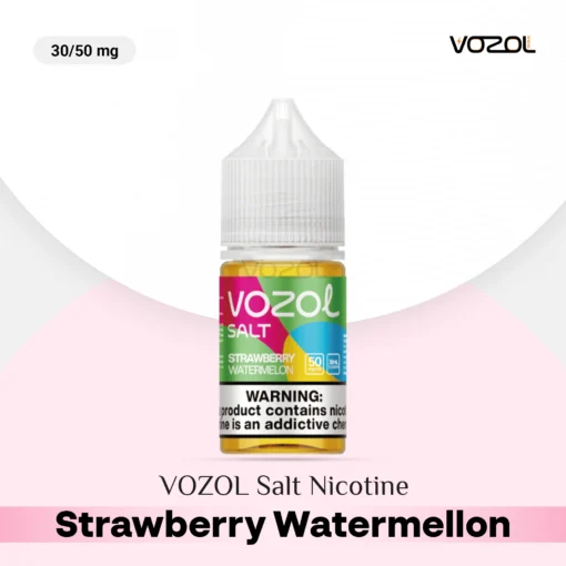 VOZOL Salt Nicotine Strawberry Watermelon available now in sharjah