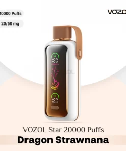 VOZOL Star 20000 Dragon Strawnana Disposable Available in abu dhabi