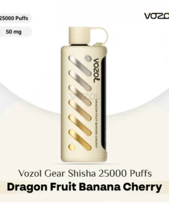 Vozol Gear Shisha 25000 Dragon Fruit Banana Cherry Now in Dubai