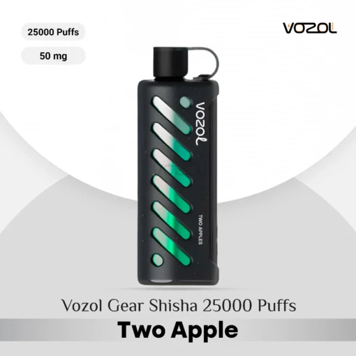 Vozol Gear Shisha 25000 Puffs Two Apple in Dubai Online