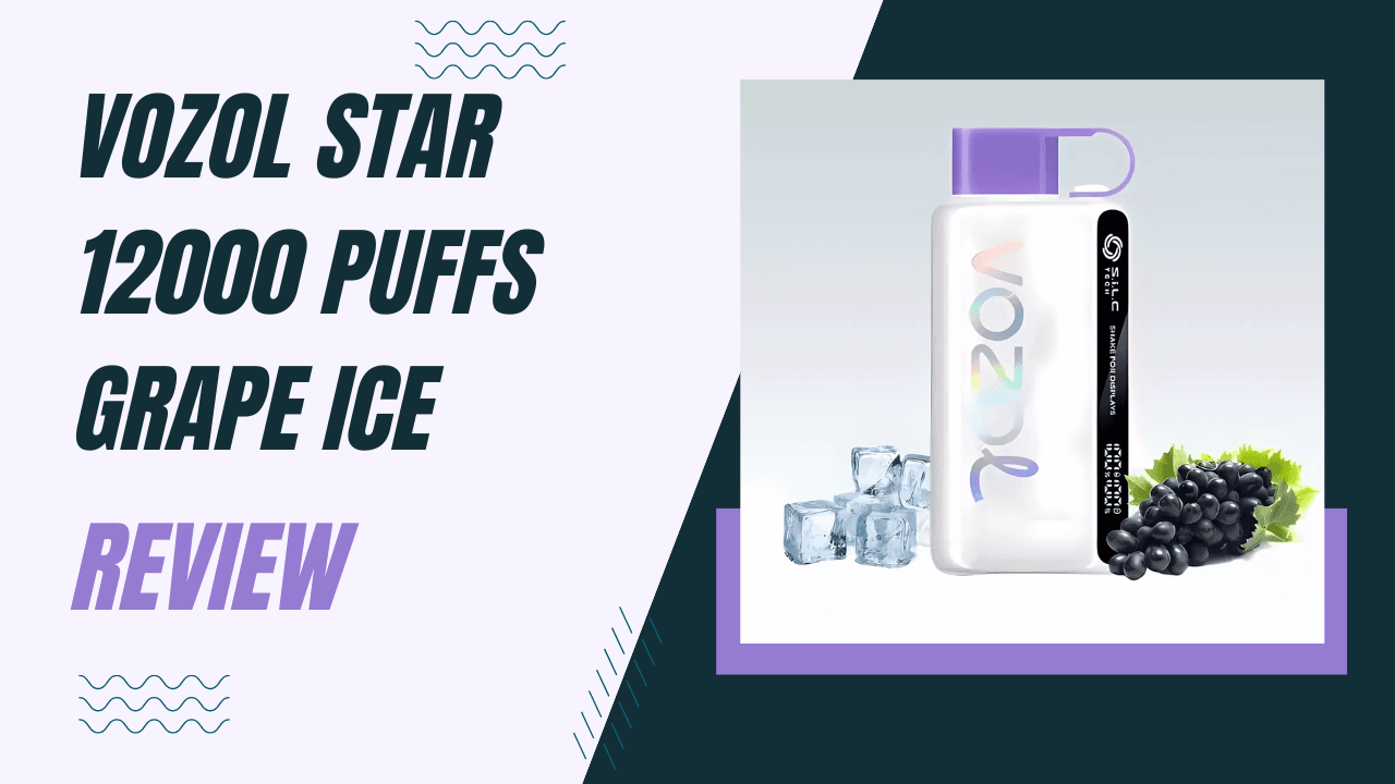 VOZOL Star 12000 Puffs Grape Ice Full Review & Flavor Experience (2)