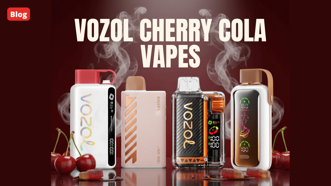 Best VOZOL Cherry Cola flavor Disposable Vapes in UAE