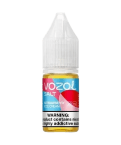ozol Salt Nicotine Strawberry Ice Cream vape flavour pack in Dubai