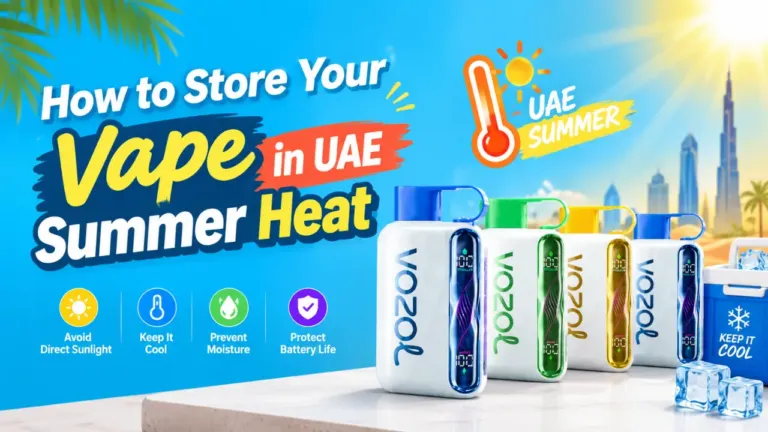 How to Store Your Disposable Vape in UAE Summer Heat