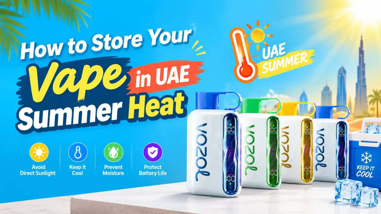 How to Store Your Vape in UAE Summer Heat Full Guide visual