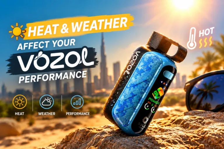 How Temperature and Weather Affect Your VOZOL Vape Performance in the UAE