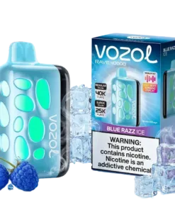 Vozol Rave 40K Blue Razz Ice