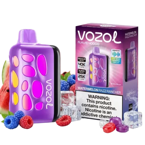 Vozol Rave 40k Watermelon Razz Rancher