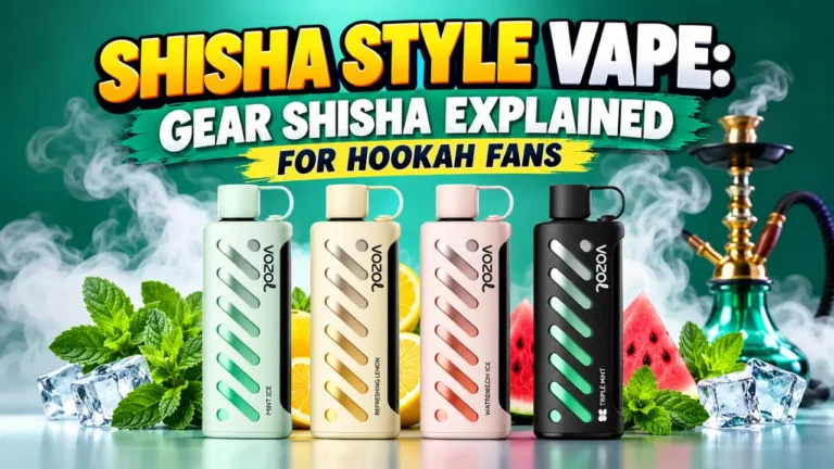 What Is a Shisha Style Vape? Gear Shisha Explained for Hookah Fans